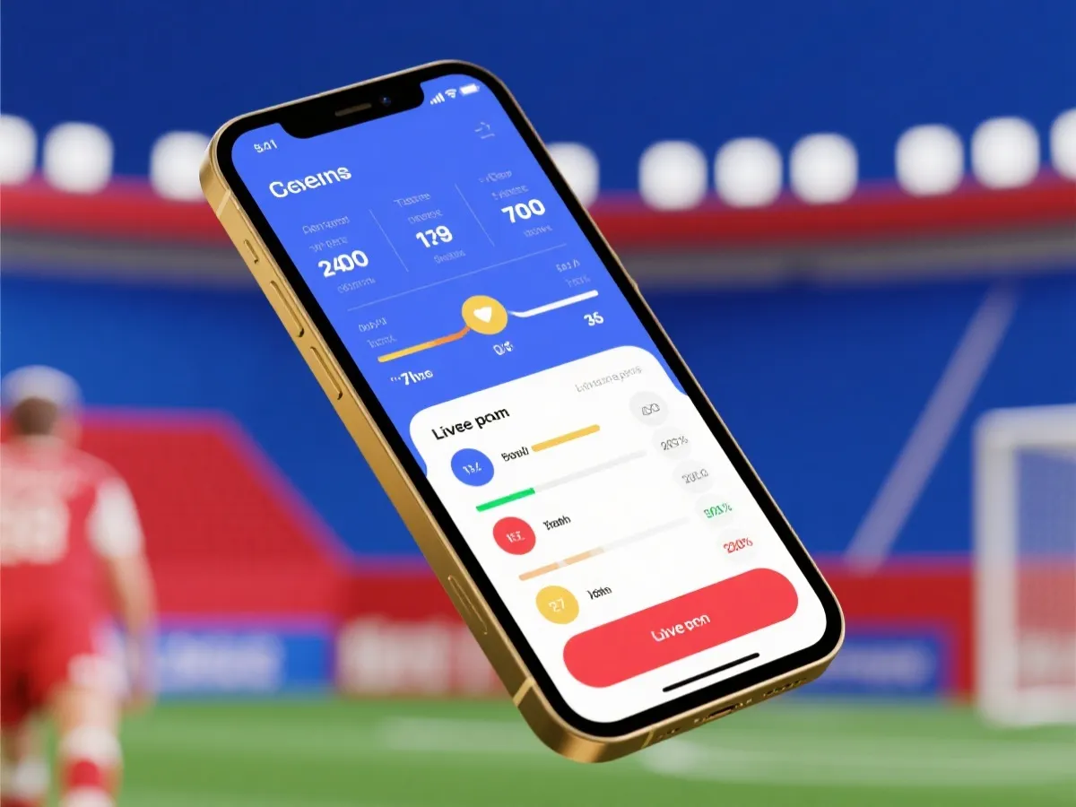 世界盃手機追蹤介面示意