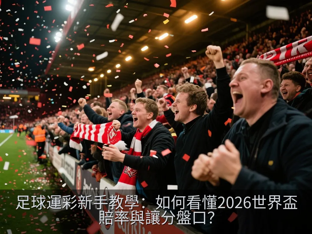足球運彩新手教學：如何看懂2026世界盃賠率與讓分盤口？